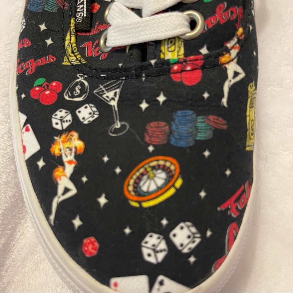 Limited Edition Las Vegas Vans Size 8.5 Women’s Size 7 Men’s Sneaker Shoes - Picture 8 of 13